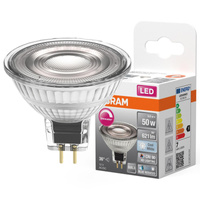Żarówka LED MR16 Reflektor GU5.3 6.8W = 50W 621lm 4000K Neutralna CRI90 12V 36° Ściemnialna SUPERSTAR Osram