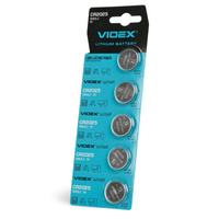 Baterie Litowe Guzikowe Videx CR2025 3V Blister 5szt