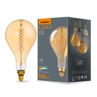 Żarówka LED E27 PS160 Gruszka 8W = 42W 500lm 1800K Ciepła 360° FILAMENT Bursztynowa Ściemnialna Videx