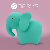 Lampka Nocna Dziecięca LED 1W 6000K Zimna Akumulatorowa 500mAh turkusowy SŁOŃ MARY'S