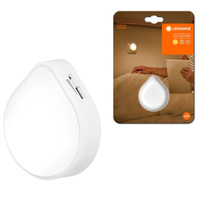 Lampka Nocna LED Orientacyjna do Gniazdka 0.5W 15lm 3000K Ciepła Ściemnialna z Czujnikiem Zmierzchu Biały Lunetta Ledvance