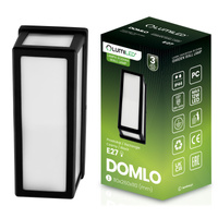 Lampa Ogrodowa Kinkiet Elewacyjny E27 Prostokątny DOMLO LUMILED