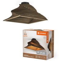 Lampa Sufitowa Dekoracyjna E27 Karton Brązowy Decor Ledvance