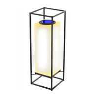 Lampa Solarna LED Zewnętrzna Ogrodowa Stojąca Latarenka 3000K IP44 38cm Czujnik Zmierzchu