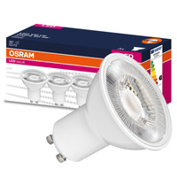 3x Żarówka LED PAR16 Reflektor GU10 6.9W = 80W 575lm 4000K Neutralna 36° VALUE Osram