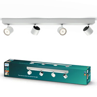 Lampa Sufitowa Reflektor LED 18W 2000lm 2200-2700K Ściemnialna WarmGlow Biała Star Philips