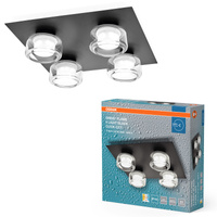 Panel LED Oprawa Natynkowa 22W 1400lm 3000-4000K Neutralna 115° Czarna IP44 Orbis Flame Osram