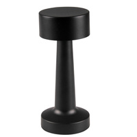 Lampka Stołowa LED Biurkowa Dekoracyjna Czarna Ściemnialna Simply Sanico Goldlux