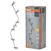 Lampa Sufitowa LED Oprawa Punktowa Reflektor 15.6W 1380lm 2700K Ciepła 36° Srebrna Spot Brushed Silver Osram