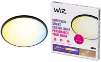 Plafon LED Lampa Sufitowa Natynkowa 14W CCT Czarny Okrągły SMART WiFi WiZ