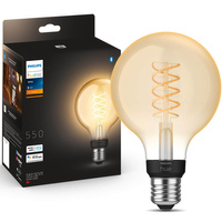 Żarówka LED Globe E27 G95 7,2W 2100K Ciepła Filament PHILIPS HUE White Bluetooth Zigbee