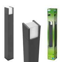 Lampa Ogrodowa LED Zewnętrzna ARBOUR 3,8W 2700K IP44 Słupek 77cm Antracyt PHILIPS