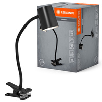 Lampa Stołowa Oprawa Biurkowa Stojąca GU10 Czarny USB-C Office Line Ledvance