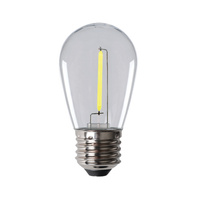Żarówka LED E27 Edison ST45 0.9W 75lm Zielona Przezroczysta Filament Kanlux