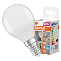 Żarówka LED P45 Kulka E14 4.9W = 40W 470lm 6500K Zimna 150° STAR CLASSIC Osram