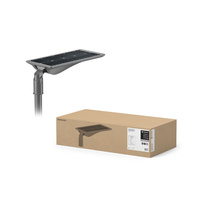 Lampa Solarna Uliczna LED Oprawa Drogowa Ściemnialna 30W 5400lm 3000K IP65 Szary z Czujnikiem Ruchu Streetlight Solar Ledvance