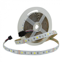 Taśma LED Pasek SMD 5050 14.4W/m 60LED/m 12V 6500K Wielokolorowa RGB + Zimna IP20 Rolka 5m Ecolight