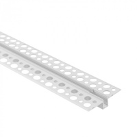 Profil Aluminiowy LED do Płyt GK Gipsowych REGIPS Wpuszczany Podtynkowy Biały 2m z Kloszem Przezroczystym do Taśm LED + Zaślepki seria GPW Ecolight