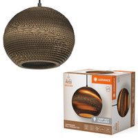 Lampa Sufitowa Wisząca Dekoracyjna E27 Zwis Brązowy Karton Decor Ledvance