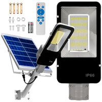 Lampa Solarna Uliczna LED 800W 80000lm 6500K Zimna Czujnik Zmierzchu MOCNA Latarnia Ogrodowa z Regulowanym Panelem + Uchwyt i Pilot