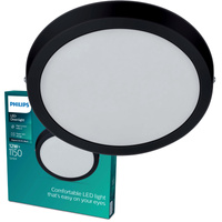 Lampa Sufitowa Plafon LED 12W 1150lm 2700K Czarna Magneos Philips