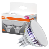 2x Żarówka LED MR16 Reflektor GU5.3 4.3W = 35W 396lm 2700K Ciepła 12V 120° STAR Osram