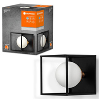 Lampa Ścienna Dekoracyjna Kinkiet Oprawa Natynkowa G9 Czarny Decor Ledvance