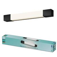 Lampa nad Lustro LED 5W 730lm 2700K 44cm IP44 Czarna Rover Philips