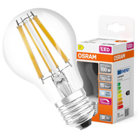 Żarówka LED A60 E27 11W = 100W 1521lm 4000K Neutralna 300° Ściemnialna Retrofit Filament CLASSIC Osram