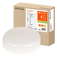 Plafon LED Lampa Sufitowa 19W 2000lm 3000K Ciepła z Czujnikiem Ruchu Zmierzchu Natynkowa Biały 20cm Surface Ledvance