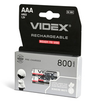 Akumulator Niklowo Wodorkowy 1.2V 800mAh AAA 2szt. VIDEX