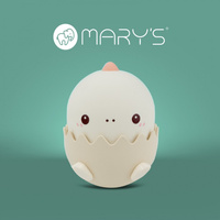 Lampka Nocna Dziecięca LED 0.75W 3000-4000K Ciepła i Neutralna + Wielokolorowa RGB Akumulatorowa 1200mAh Różowa BABY DINO MARY'S