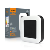 Plafon Lampa LED 15W 1125lm 5000K Neutralny 120° IP65 IK07 Natynkowa Czarna VIDEX