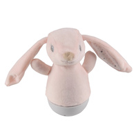 Lampka Dekoracyjna LED Bateryjna Biała Różowa Królik Sanico Goldlux