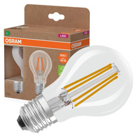 2x Żarówka LED A60 E27 3.8W = 60W 806lm 2700K Ciepła 300° Filament CLASSIC ENERGY EFFICIENCY Osram