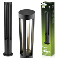 Lampa Ogrodowa Słupek Zewnętrzny Stojący 12W LED 4000K QUERO 80cm LUMILED