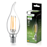 Żarówka LED E14 Świeczka BA35 7W = 60W 806lm 4000K Neutralna 360° FILAMENT LUMILED