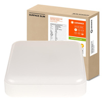 Panel LED Oprawa Lampa Sufitowa 10W 1050lm 3000K Ciepła z Czujnikiem Ruchu Zmierzchu Natynkowa Biały 20x20cm Surface Ledvance