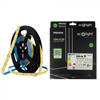 Taśma LED Pasek COB 9W/m 945lm/m 480LED/m 24V 3000K Ciepła IP67 Rolka 5m Ecolight