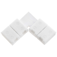 Złączka kątowa do taśmy LED 2PIN zatrzask 8mm