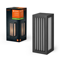 Lampa Ogrodowa Zewnętrzna Kinkiet Elewacyjny LED E27 IP65 IK06 Szary Endura Ledvance