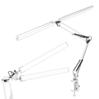 Lampka Biurkowa Stołowa LED 28W 1400lm CCT 120° Biała Tenuix Kobi