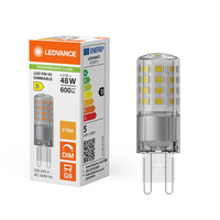 Żarówka LED Kapsułka G9 4.4W = 48W 600lm 2700K Ciepła 320° Ściemnialna Ledvance