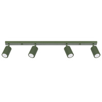 Lampa Sufitowa Reflektor Tuba Spot 4x GU10 Oliwkowa Karbon Deep Space SL.1622 Sollux