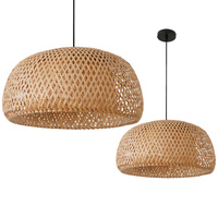 Lampa Wisząca Dekoracyjna Zwis Bambusowa E27 Boho Baku Kobi