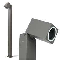 Lampa ogrodowa LED QUAZAR 15S GU10 IP44 KOBI Szara