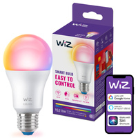 Żarówka LED E27 A60 12.5W = 100W 1521lm 2200-6500K RGB + TW Inteligentna SMART WiFi Bluetooth Aplikacja WiZ