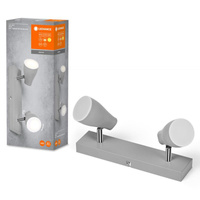 Lampa Sufitowa LED Reflektor Regulowany Punktowy 8.6W 420lm 3000K Ciepła Szary Spot Ledvance