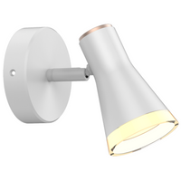 Kinkiet ruchomy lampa ścienna regulowana 4,2W LED BERG 1 biały 3000K GOLDLUX (Polux)