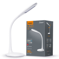 Lampka Biurkowa LED 5.5W 370lm 5500K Zimna Biała Ściemnialna HELSINKI Videx